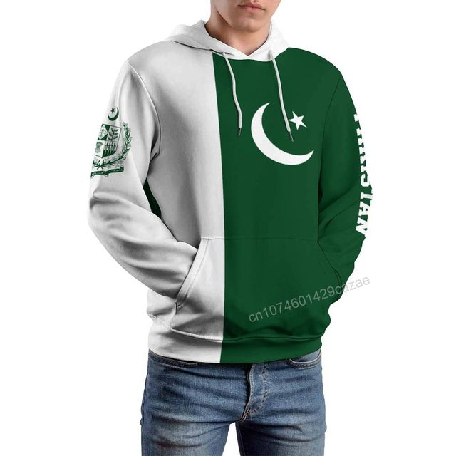 Pakistan Country Flag 3D Hoodie Polyester Cool Men Women Harajuku Sweatshirt Unisex Casual Pullover Hoodies