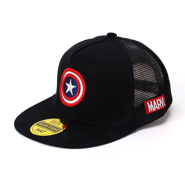 2023 Disney Spiderman Cartoon Baby Hat Kids Baseball Cap Boy Girl Marvel Caps Snapback Hip Hop Child Toddler Cap Adjustable 2-8Y