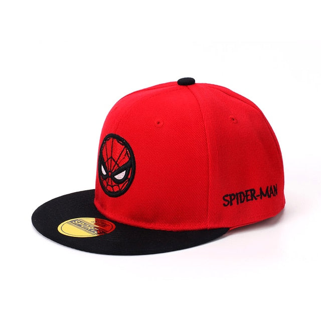 2023 Disney Spiderman Cartoon Baby Hat Kids Baseball Cap Boy Girl Marvel Caps Snapback Hip Hop Child Toddler Cap Adjustable 2-8Y