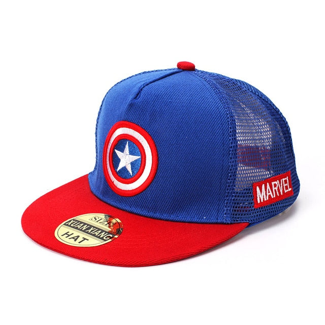 2023 Disney Spiderman Cartoon Baby Hat Kids Baseball Cap Boy Girl Marvel Caps Snapback Hip Hop Child Toddler Cap Adjustable 2-8Y