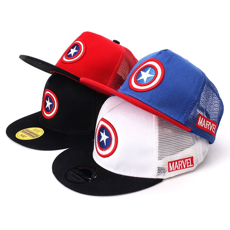 2023 Disney Spiderman Cartoon Baby Hat Kids Baseball Cap Boy Girl Marvel Caps Snapback Hip Hop Child Toddler Cap Adjustable 2-8Y