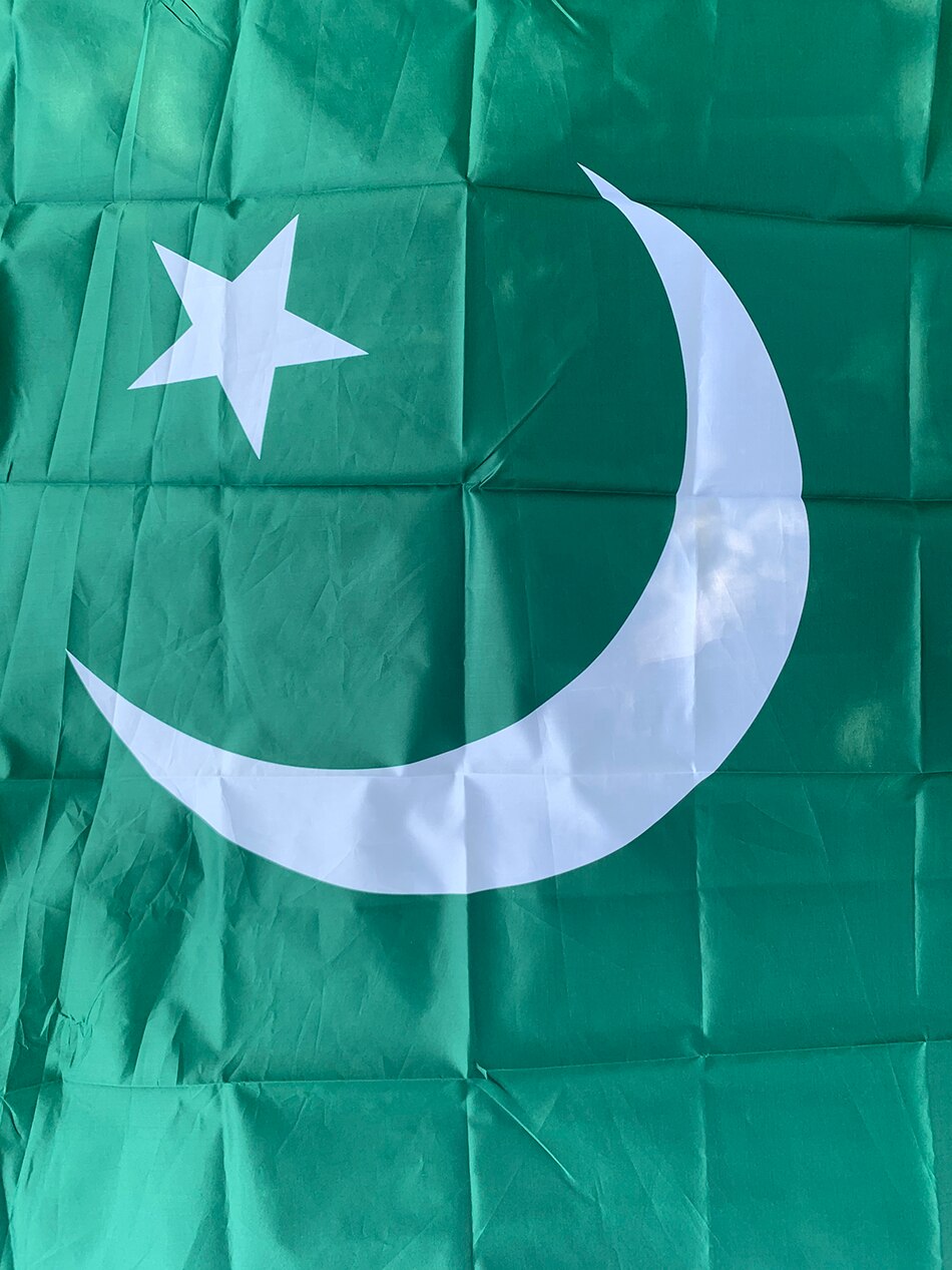 90x150cm Polyester PAKISTANI FLAG Home Decor Double Sided