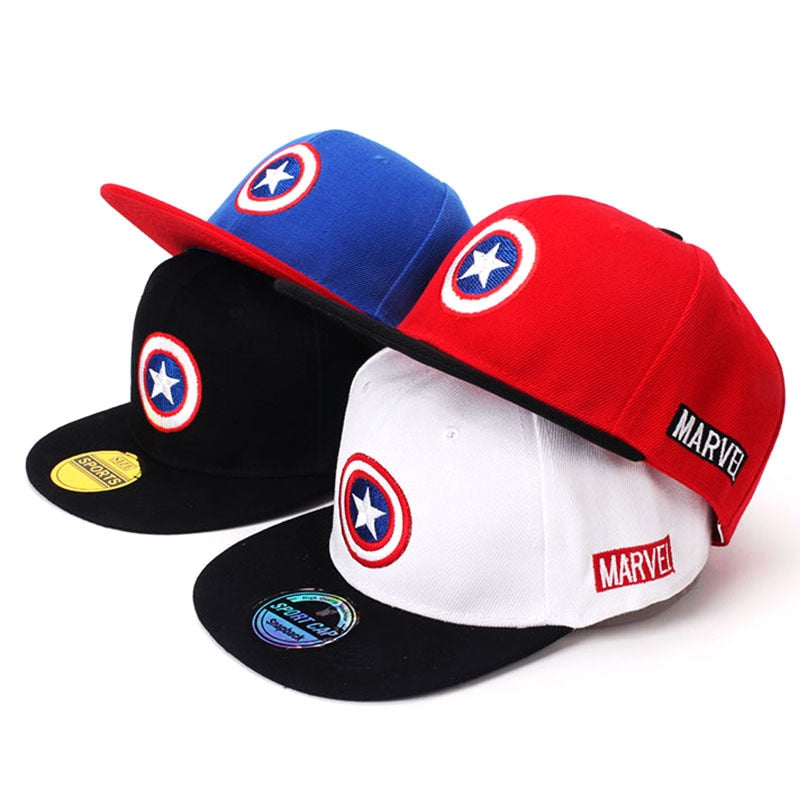 2023 Disney Spiderman Cartoon Baby Hat Kids Baseball Cap Boy Girl Marvel Caps Snapback Hip Hop Child Toddler Cap Adjustable 2-8Y