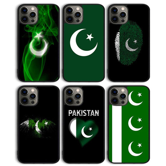 Pakistan Flag Banner Phone Case Back Cover for iphone 14 13 11 12 Pro Max